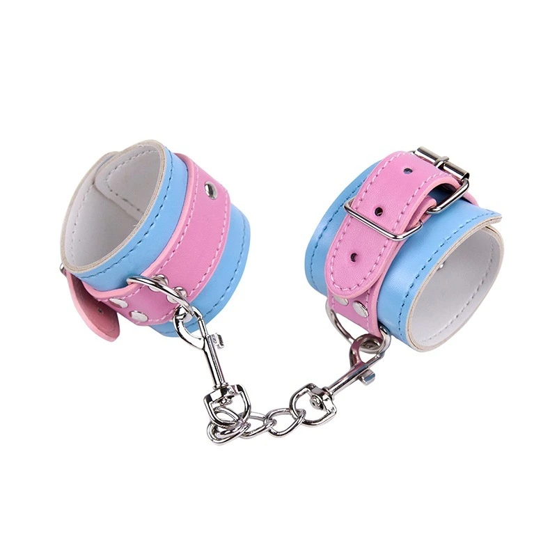 Leather Leash Dog Chain Collar For