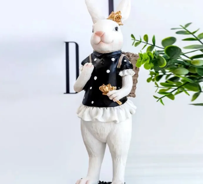 Rabbit Shape Bedroom Room Decoration Ornaments