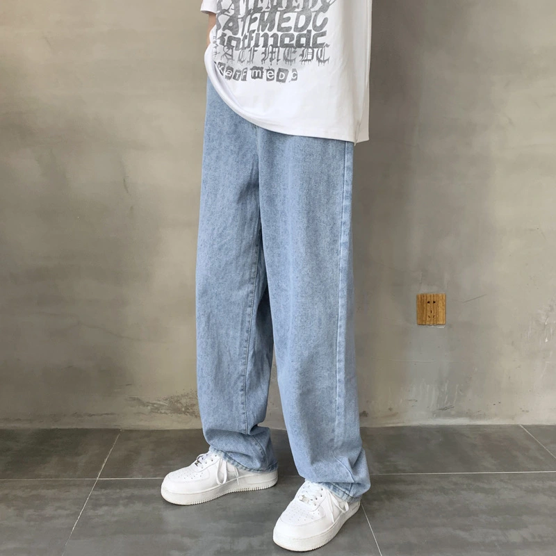 Thick Korean Wide Leg Cropped Trousers In Winter