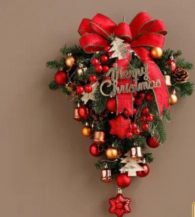 Jinghua Christmas Wreath Door Decoration Wall Hanging