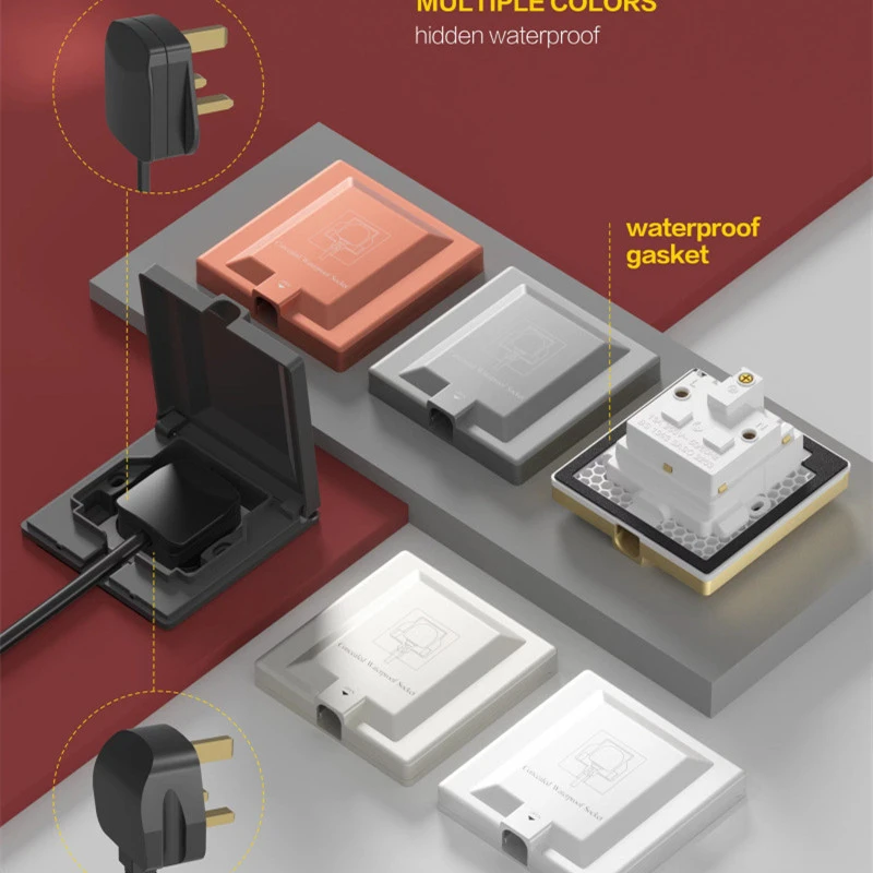 Receptacle Panel Concealed Embedded 86 Type