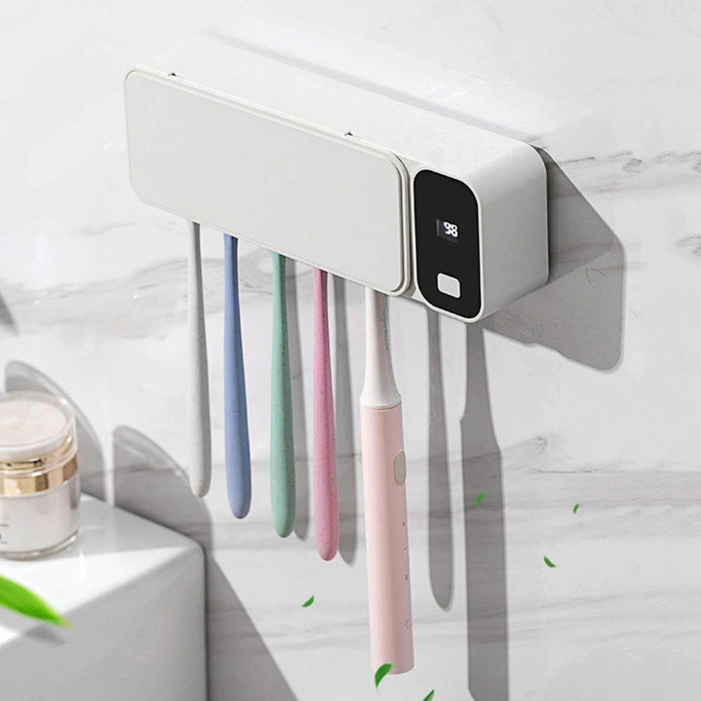 Intelligent Ultraviolet Germicidal Toothbrush Rack Wall Mounted