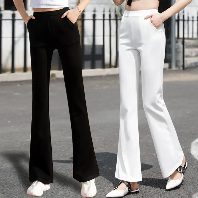 Women's Fashion Casual High Waist Flared Pants