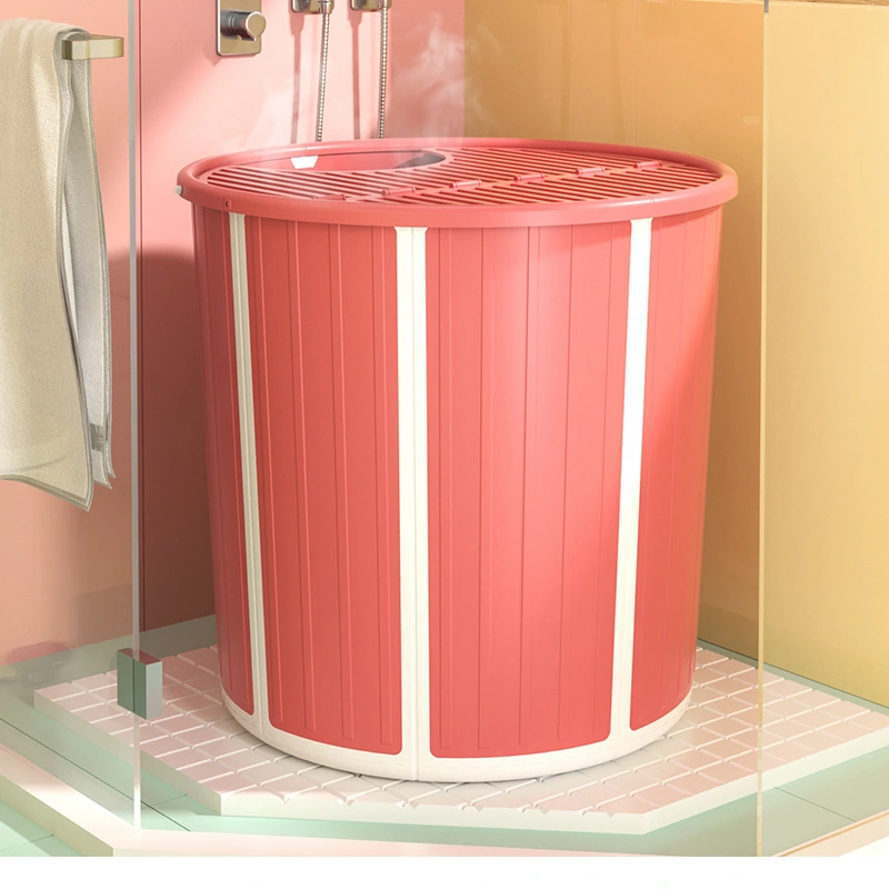 Household Thickened Installation Free Folding Bath Bucket