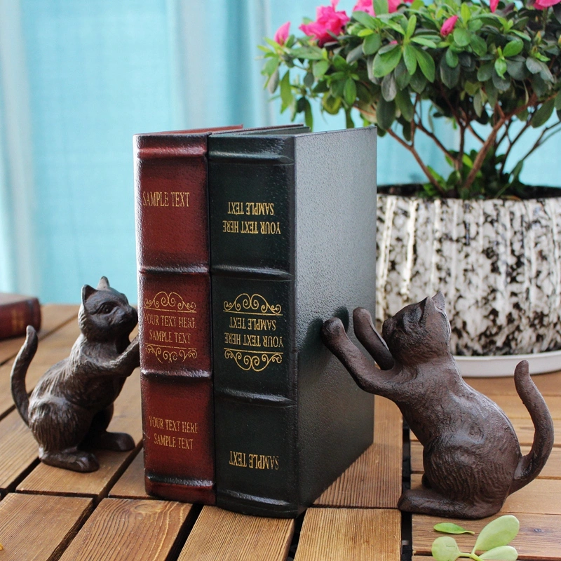 Vintage Cast Iron Craft Iron Animal Bookcase