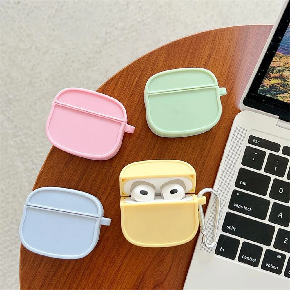 Macaron Solid Color Suitable For Bluetooth Wireless Earphone Set