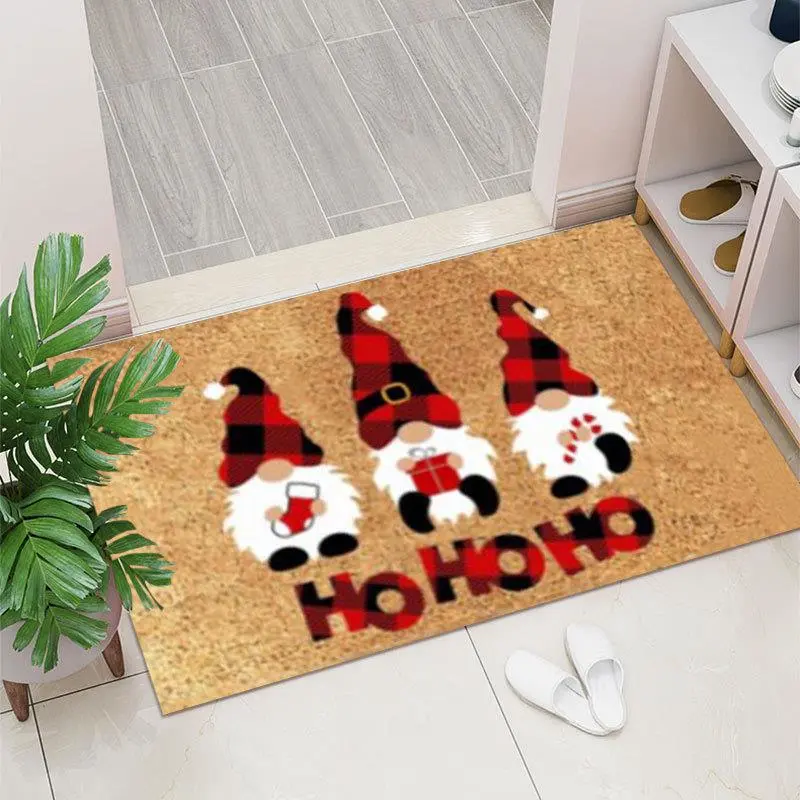 Santa Claus Bedroom Corridor Crystal Velvet Carpet