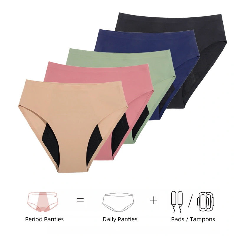 Women's Four-layer Leak-proof Non-marking Rubberized Physiological Pants