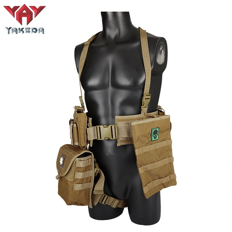 Multi Functional Tactical Belly Pocket Vest Lightweight Multi Pocket Design Military Fan Equipment