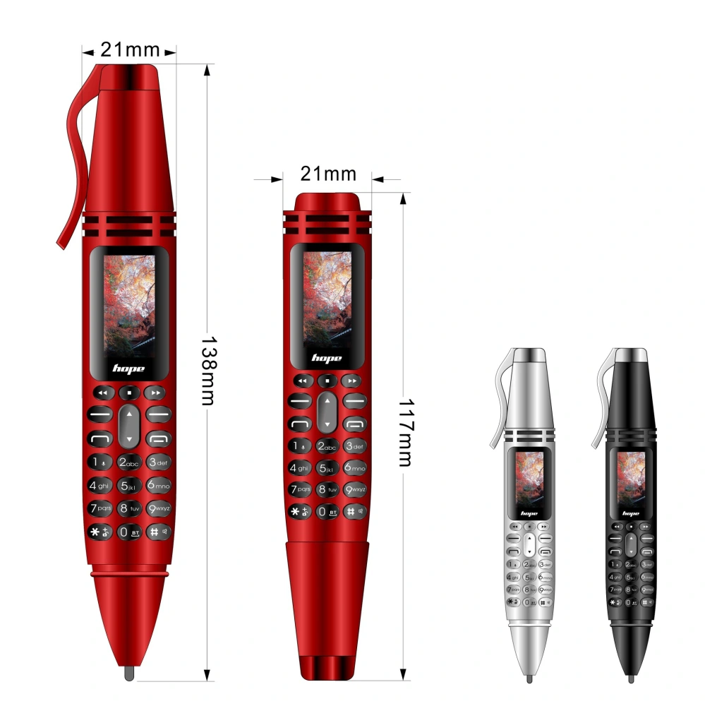 The New AK007 Ultra-small Mini Bluetooth Phone Multi-language