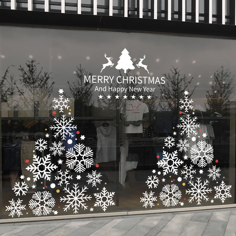 Christmas Double-sided Electrostatic Glass Decorative Sticker