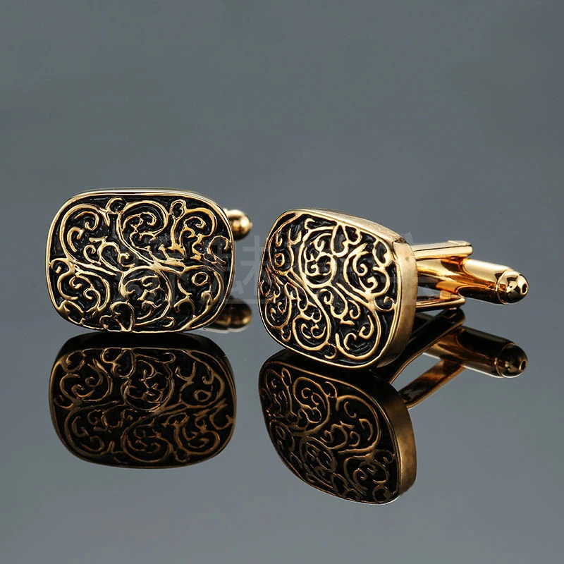 Fashionable Square French Cufflinks In Europe And America