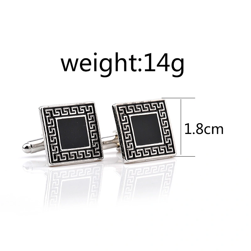 Fashionable Square French Cufflinks In Europe And America