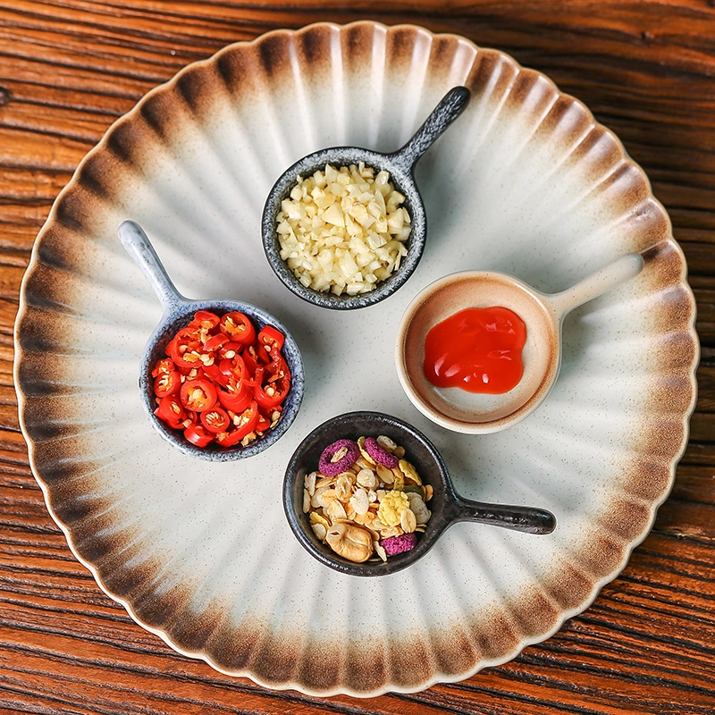 Japanese-style Ceramic Small-flavor Dish Household Soy Sauce Vinegar