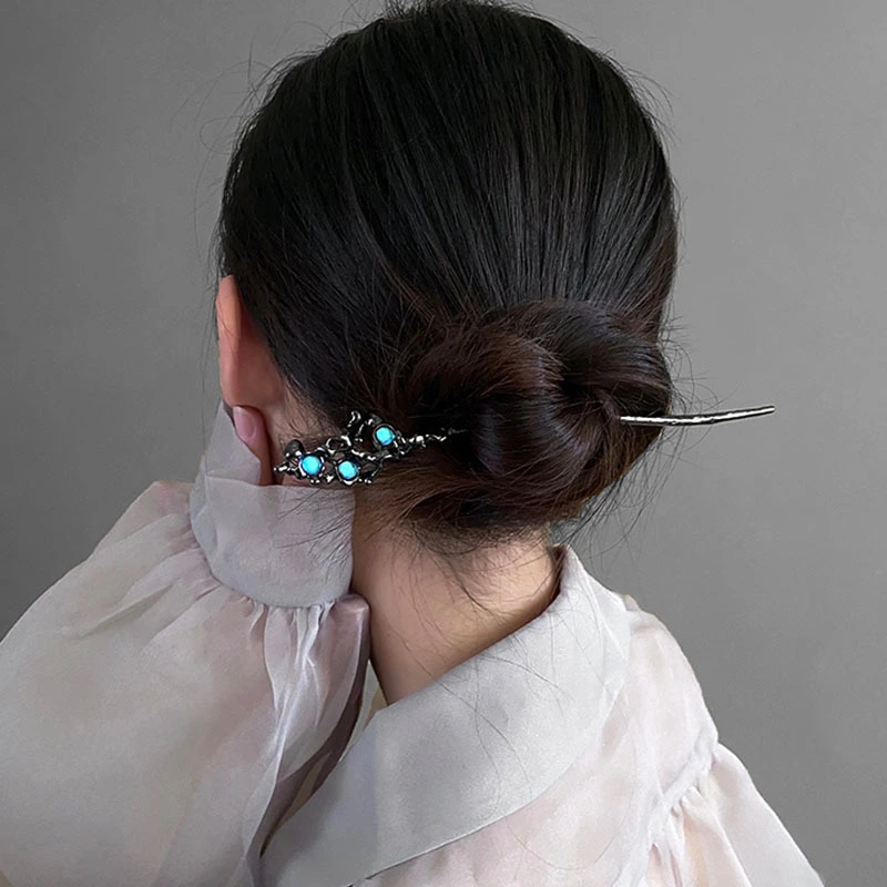 Women's Fashion Opal Stone Temperament Hairpin