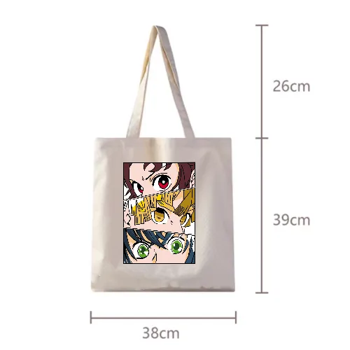 Demon Slayer Canvas Tote Bag