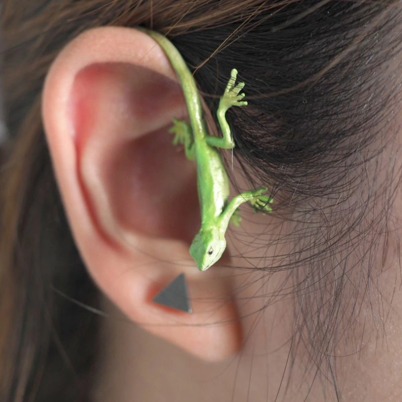 Fashion Creative Niche Design Gecko Earrings