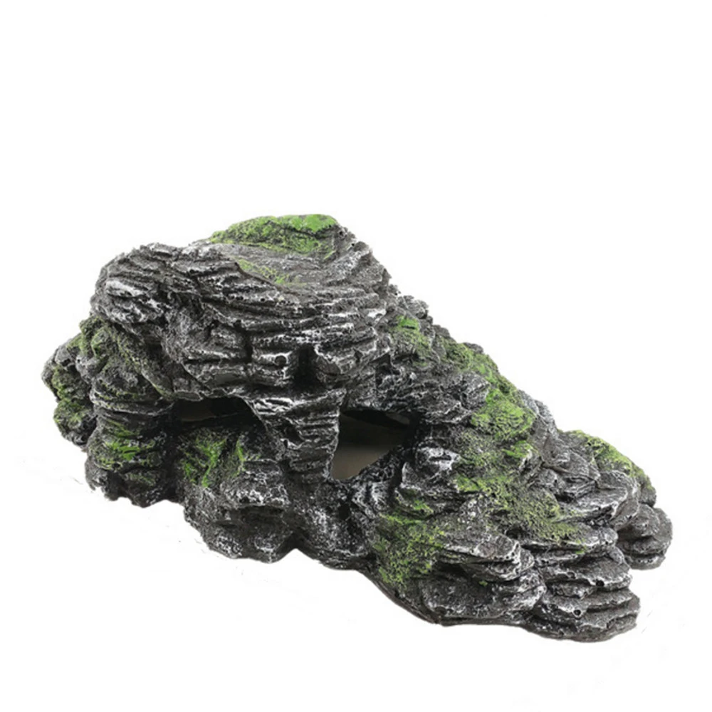 Fish Tank Aquarium Landscaping Decorative Bridge Rockery Amphibious