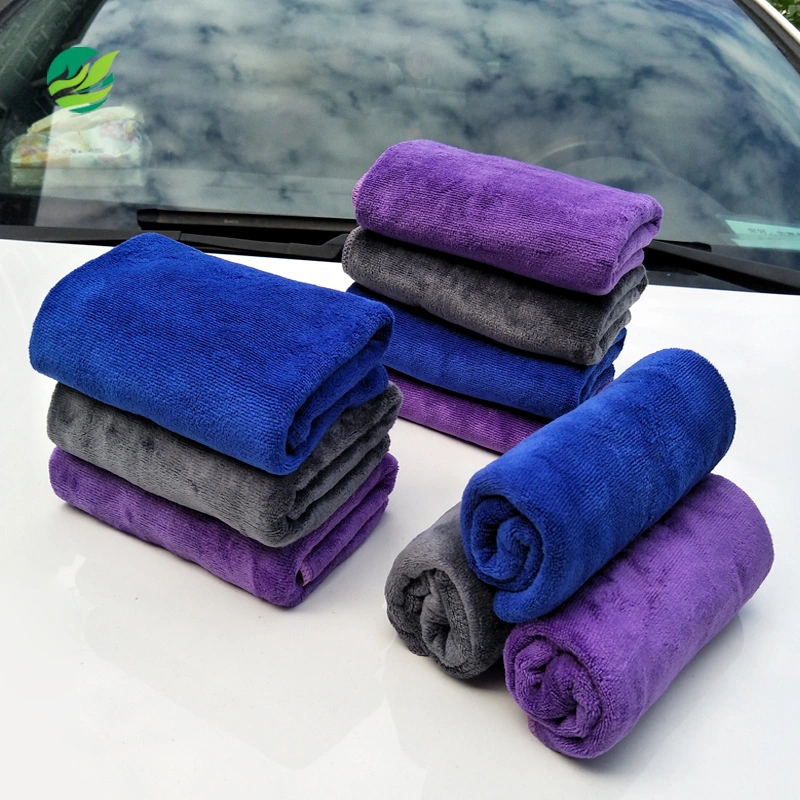 Water Absorbing Dry Hair Buffing Car Wash Thickened Microfiber Rag