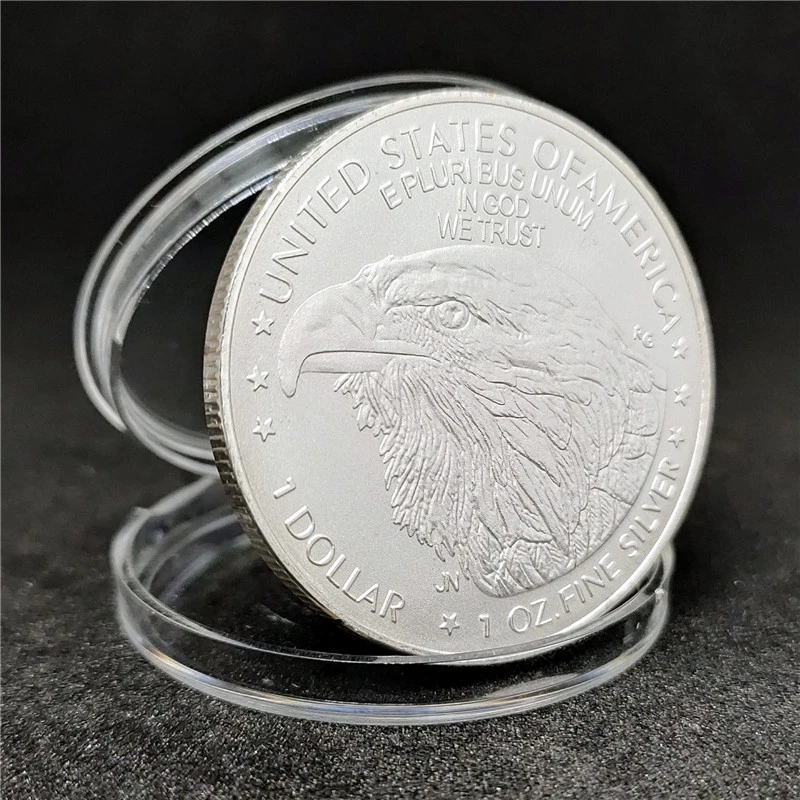 New Eagle Gold And Silver Commemorative Coin Statue Of Liberty
