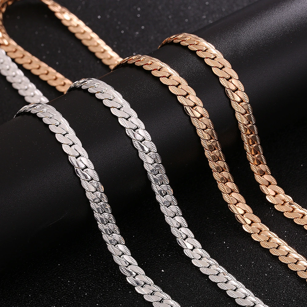 Silver Plated Whip Chain Necklace