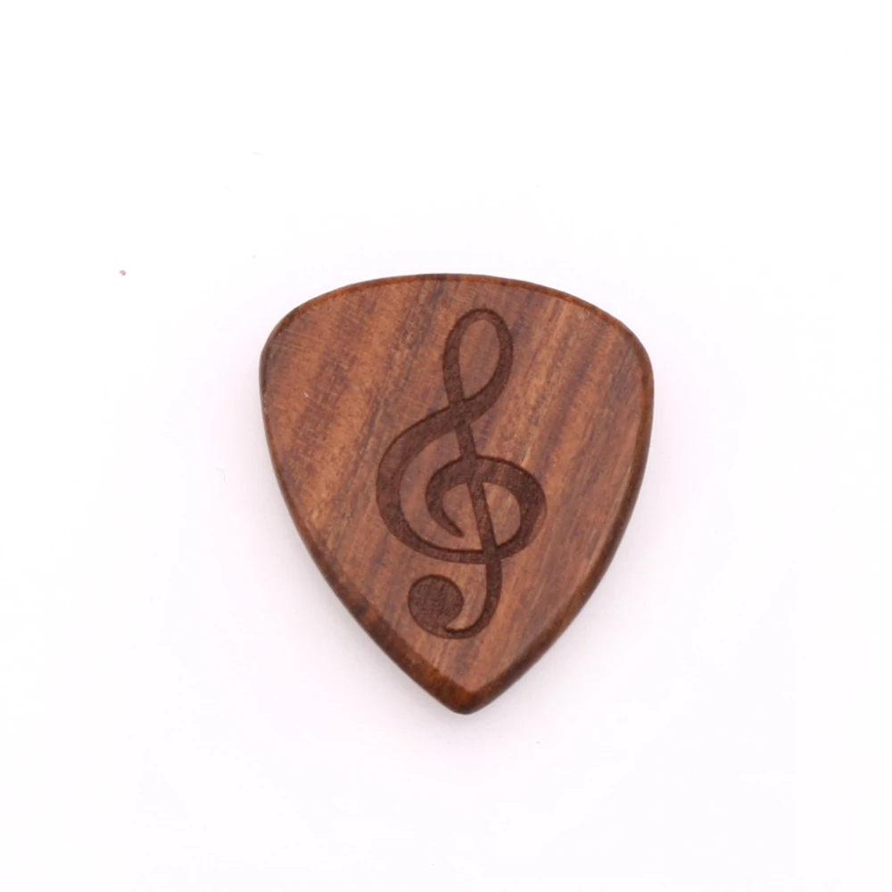 Simple Solid Wood Guitar Strumming Plectrum