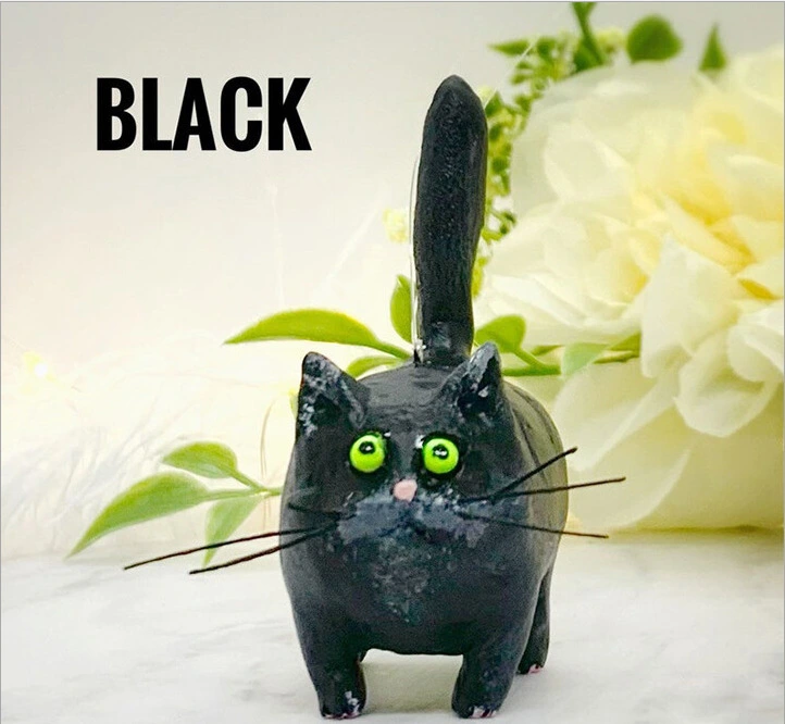 Cute Cat Resin Ornaments Handicraft Decoration