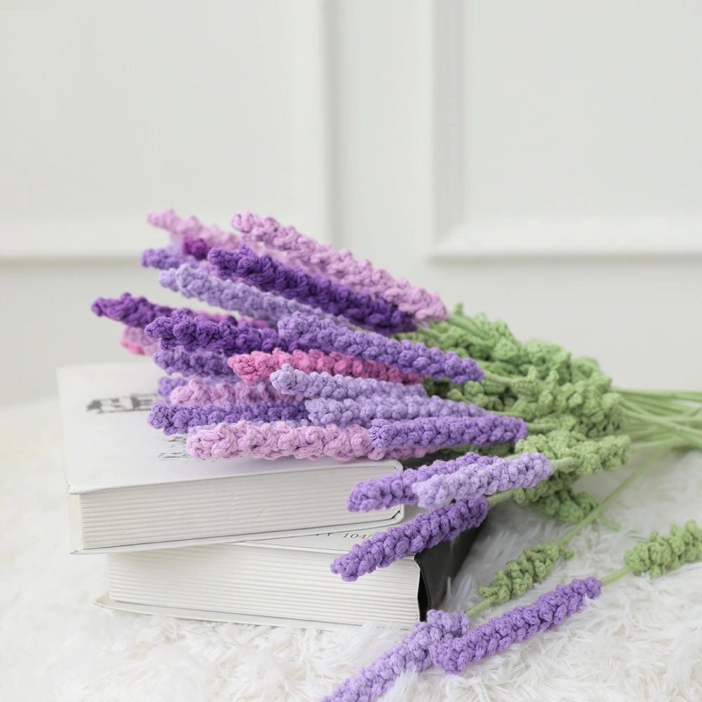 Hand Woven Bouquet Finished DIY Lavender