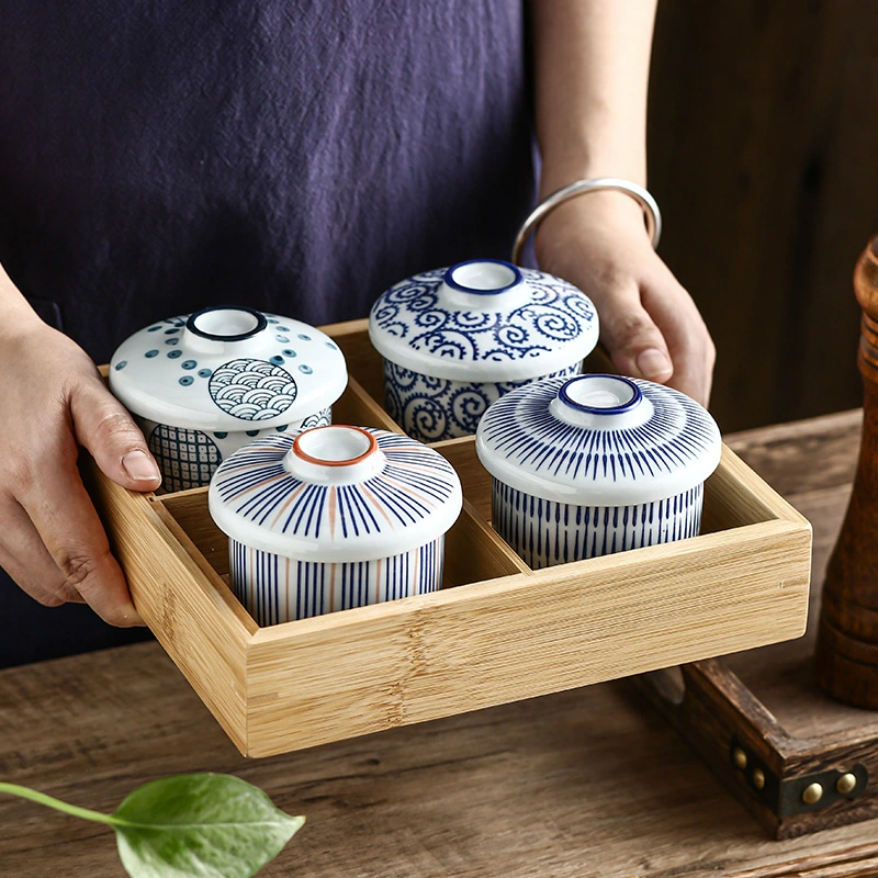 Japanese Ceramic Soup Cup With Cover