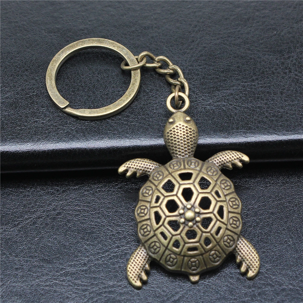 Popular Ornament Vintage Giant Turtle Pendant Keychain