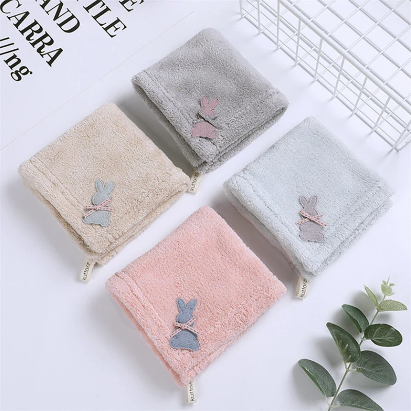 Children's Cute Square Absorbent Soft Towel