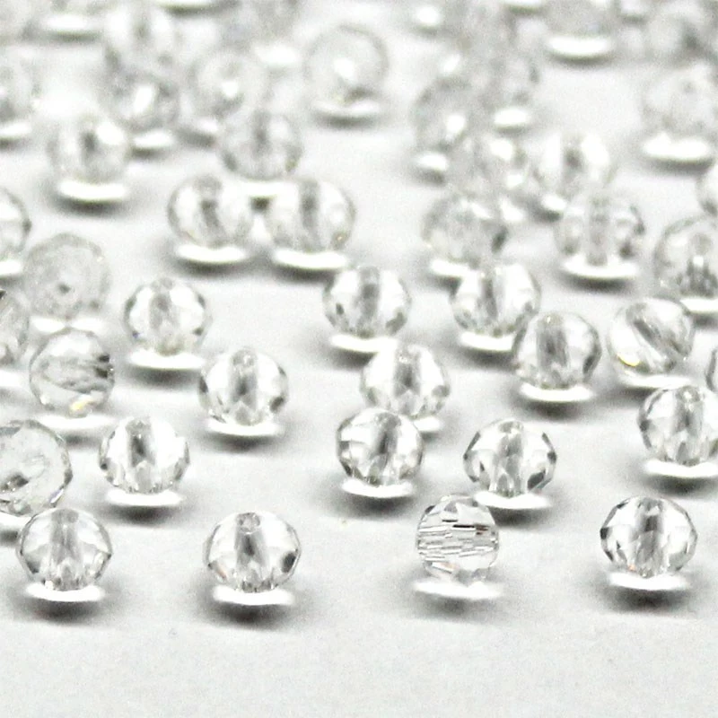 4mm 6mm Czech Rondelle Spacer Crystal Glass Beads Jewelry