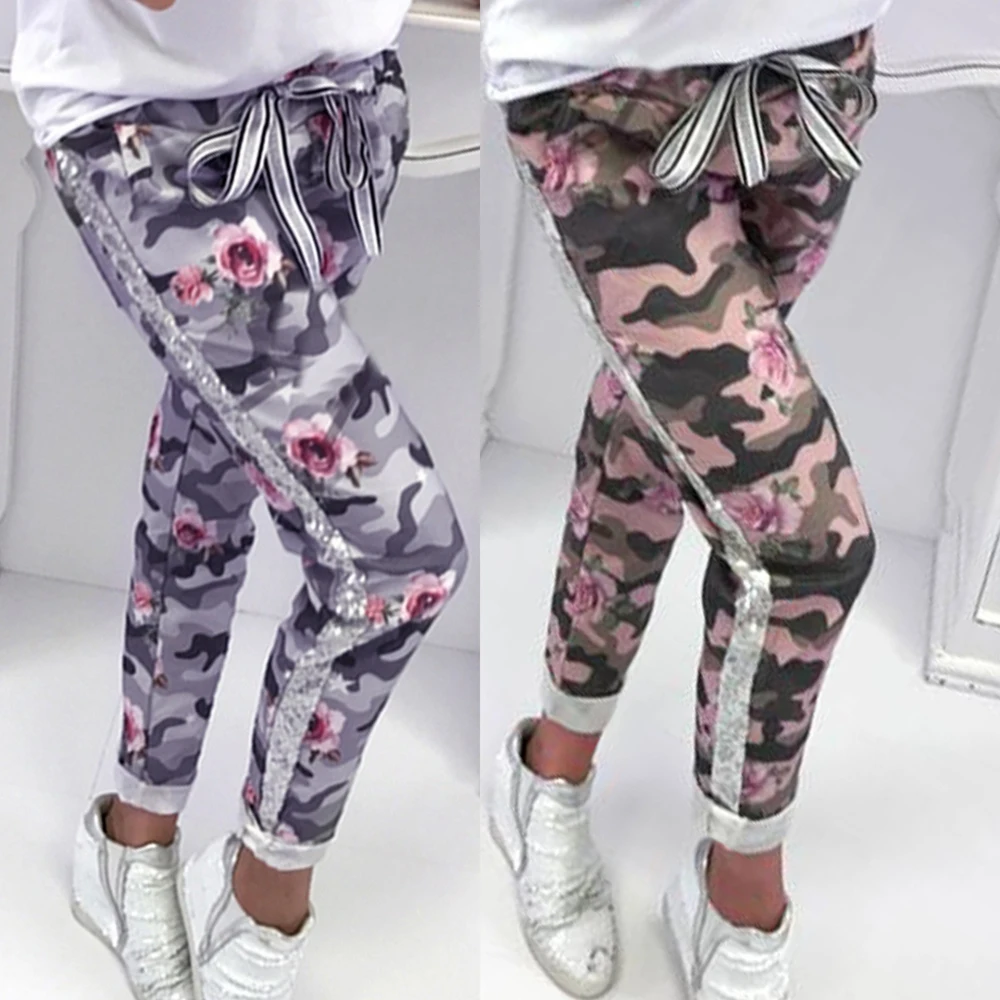 Women's camouflage trousers