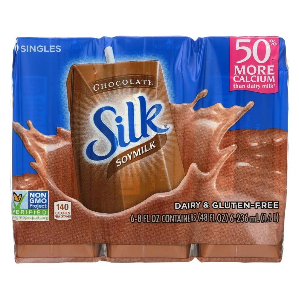 Silk Soymilk 6pk Choc