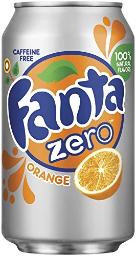 FANTA ZERO ORANGE LOW CALORIES CAN 12 FL OZ X12