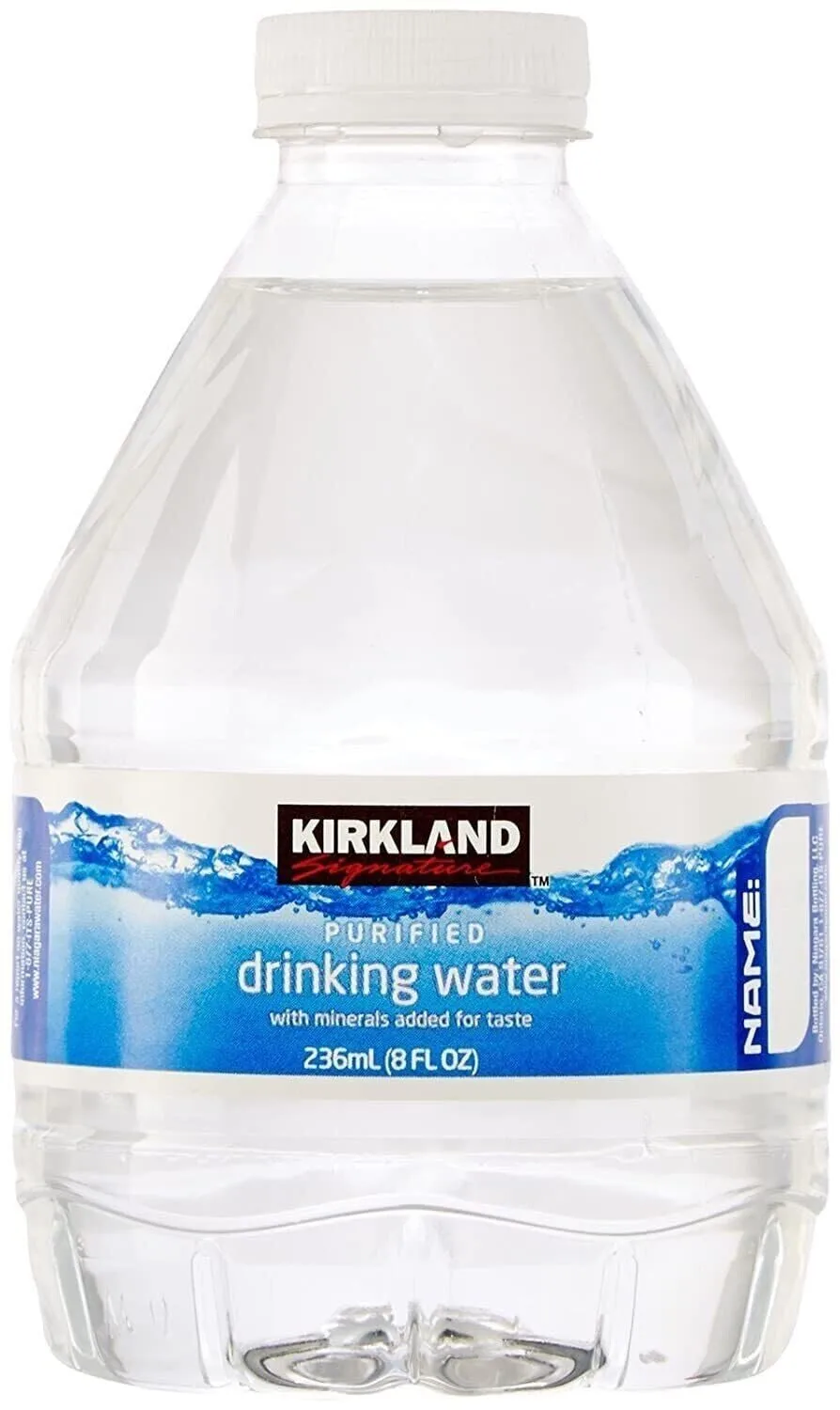 Water Bottled Purified Water 8 Fl Oz (Pack of 15, Total of 120 Fl Oz)