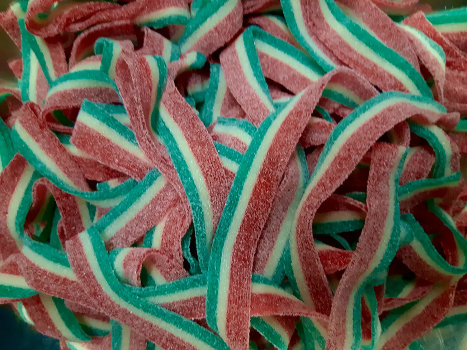 Smarty Stop Sour All Flavor Gummy Belts Candy 1 Pound (Watermelon)