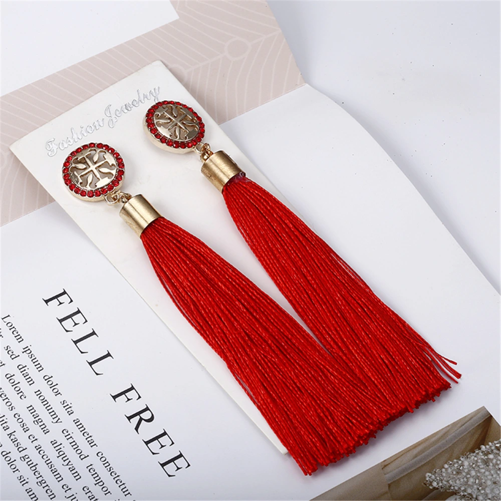 Long Elegant Tassel Earrings