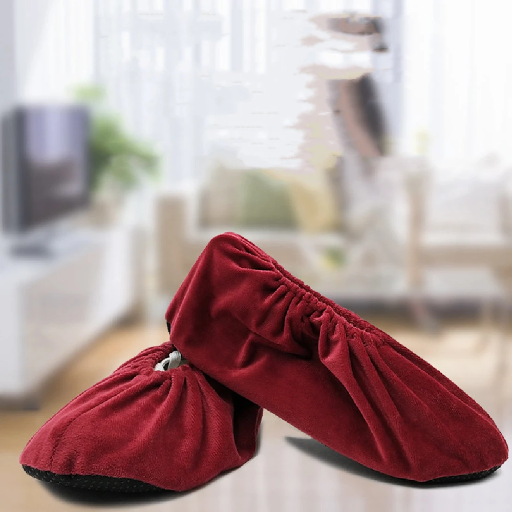 Fashionable Flannelette Shoe Cover For Home Indoor