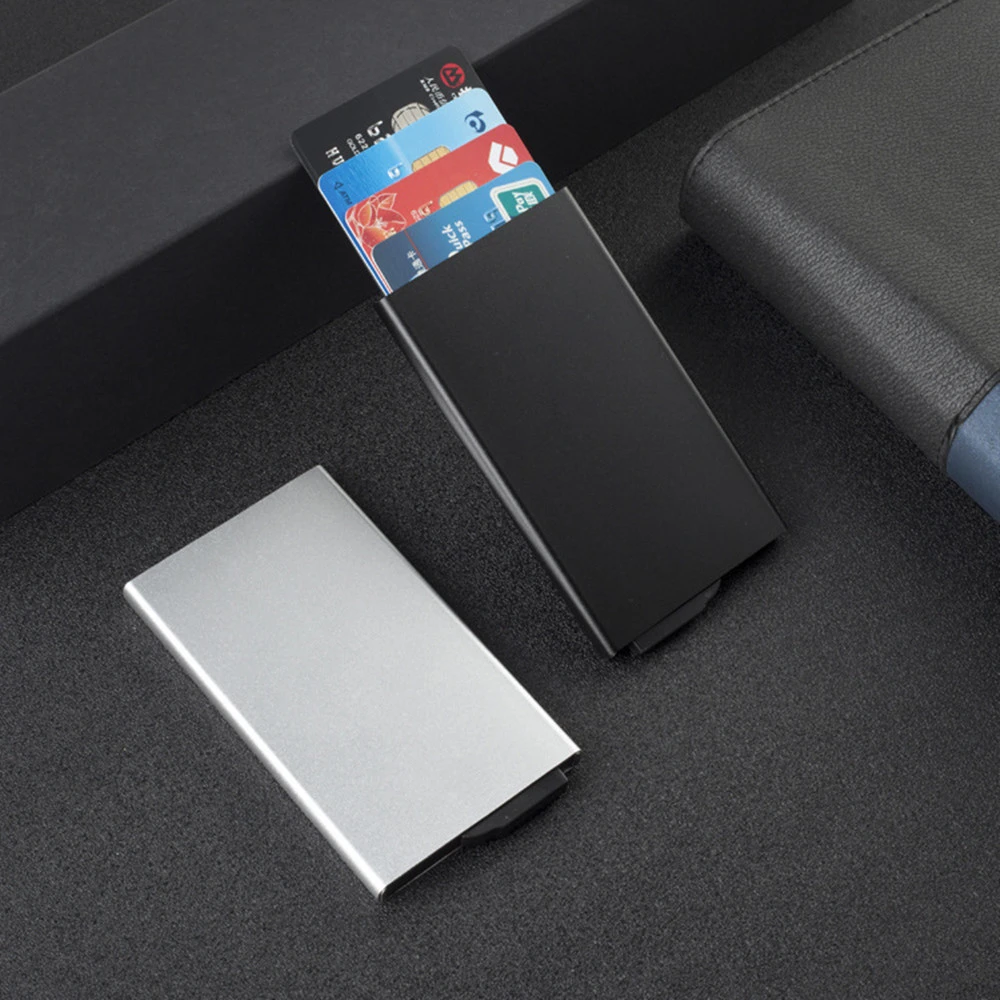 Alloy Card Holder Antimagnetic Aluminum