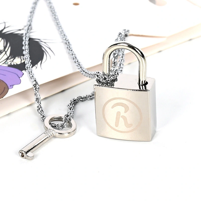 New Fashion Lock Couple Necklace Pendant Gift