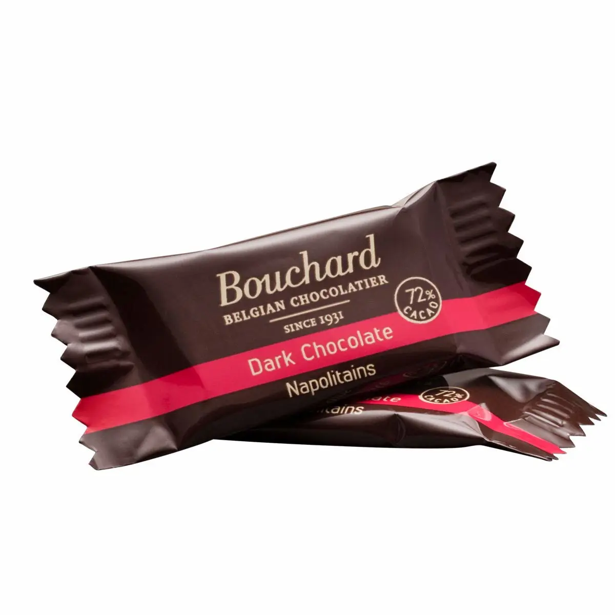 Bouchard Premium Belgian Dark Chocolate with 72% Cacao | Individually Wrapped Pieces (1 LB)