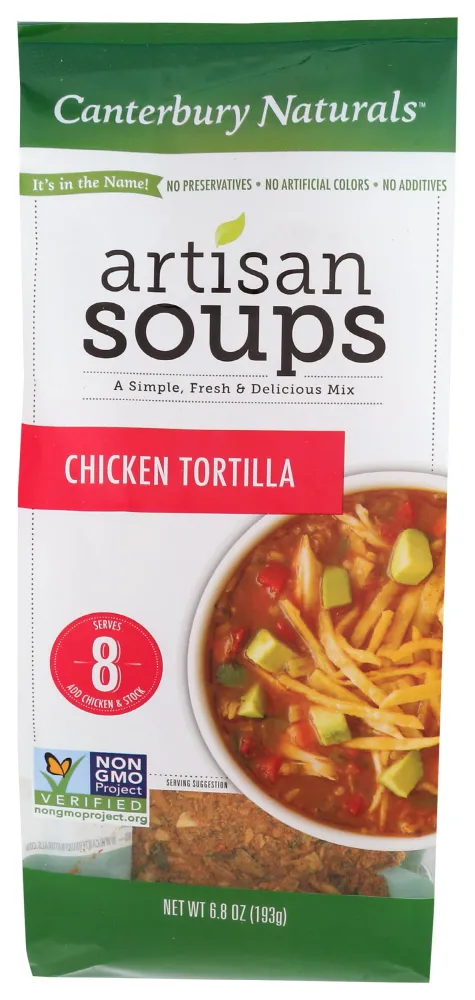 Canterbury Naturals, Chicken Tortilla Soup, 6.8 Ounce