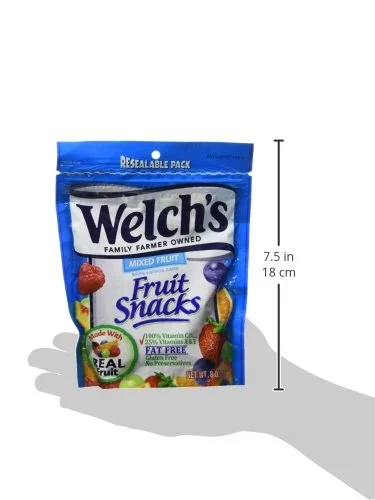 WELCH‘S Fruit Snacks, Mixed Fruit, 8 Ounce