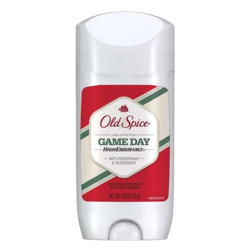 Old Spice High Endurance Anti-Perspirant/Deodorant, Invisible Solid, Game Day, 3 Ounce.