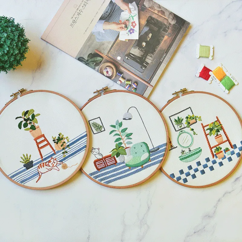 Handmade Embroidery Diy Material Package