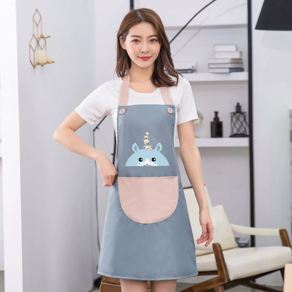 Waterproof Apron Home Kitchen Couple Sleeveless