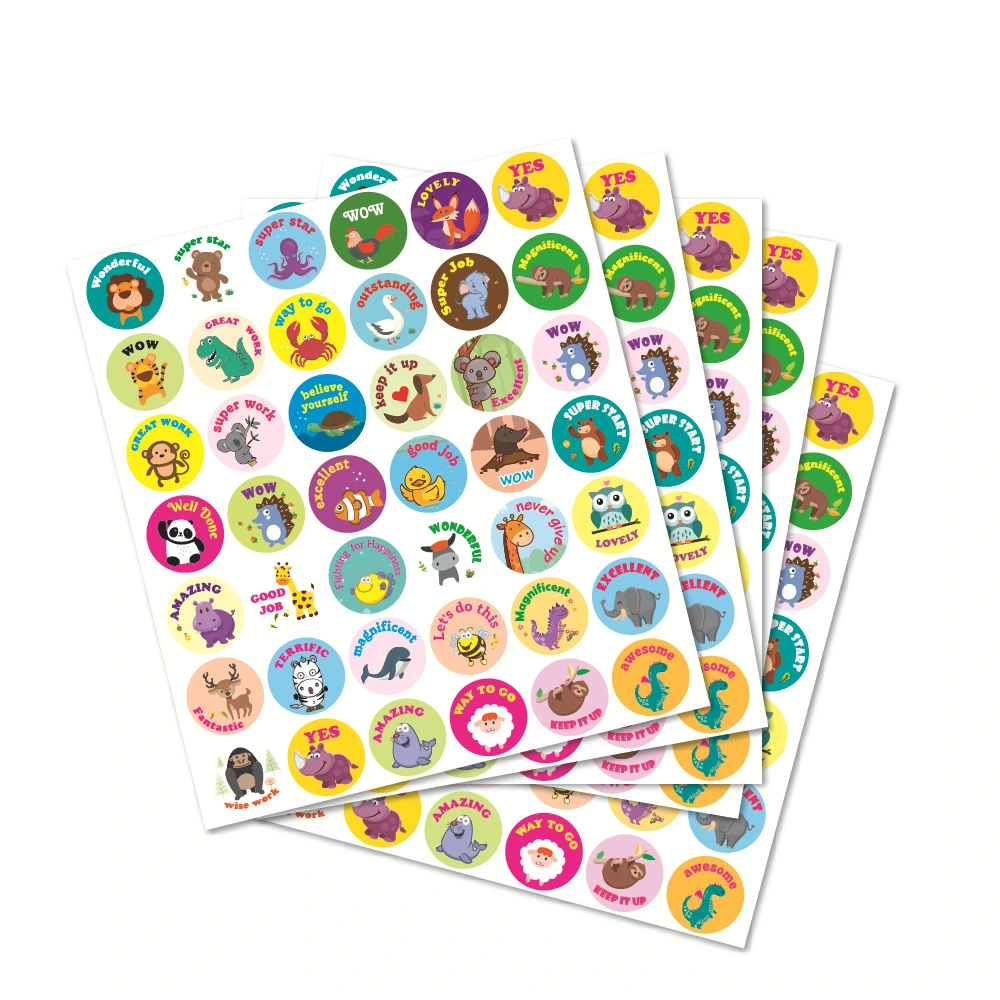 Teaching Cartoon Cute Animal Child Reward Sticker