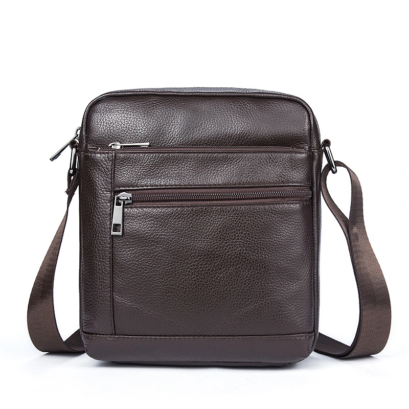 Special offer men's bag business men's leather shoulder diagonal bag men's trend vertical top layer cowhide messenger bag customization