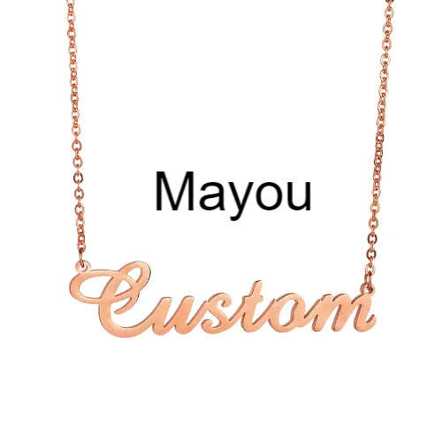 Mayou Rose Gold Necklace